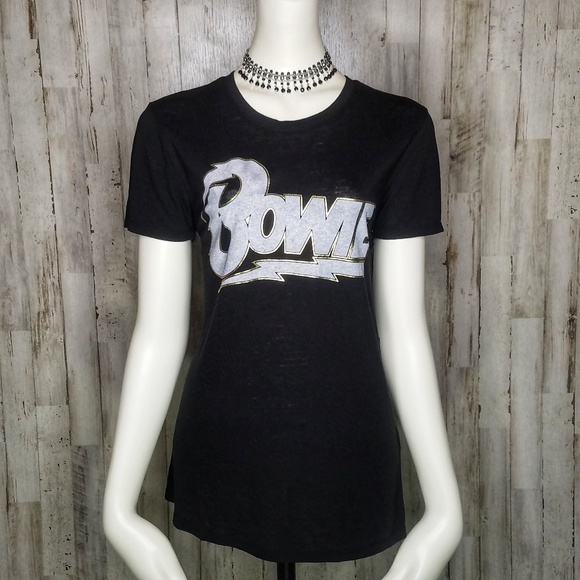 Lucky Brand Tops - Lucky Brand | David Bowie Graphic Black Tee